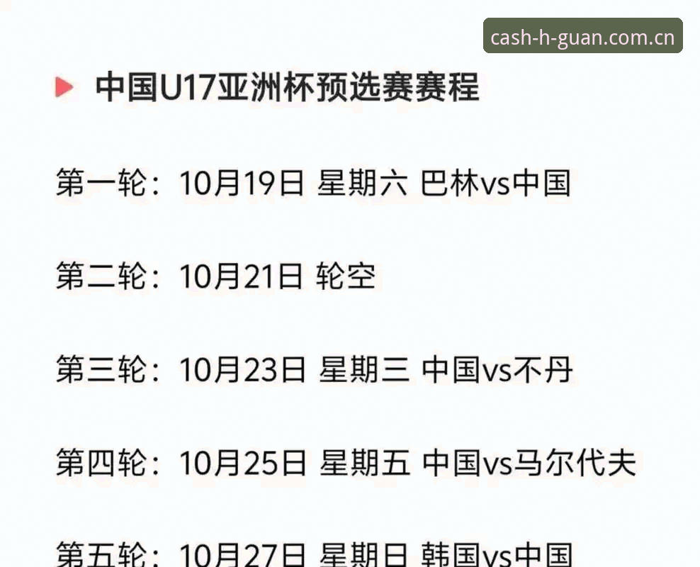 U17世界杯抽签揭晓，观赛必备知识全掌握